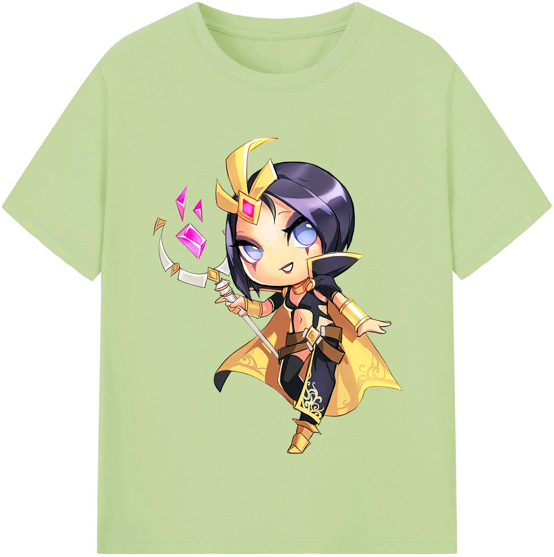 リーグ・オブ・レジェンド League of Legends LOL 綿100％半袖Tシャツ（フロントプリント）